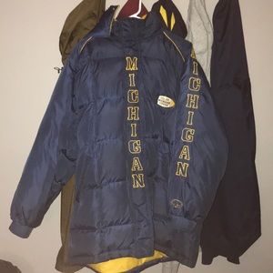 Vintage University Of Michigan Heavy Coat